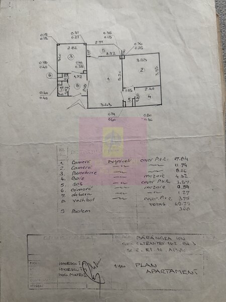 Apartament 2 camere mobilat si utilat la Pta Sudului